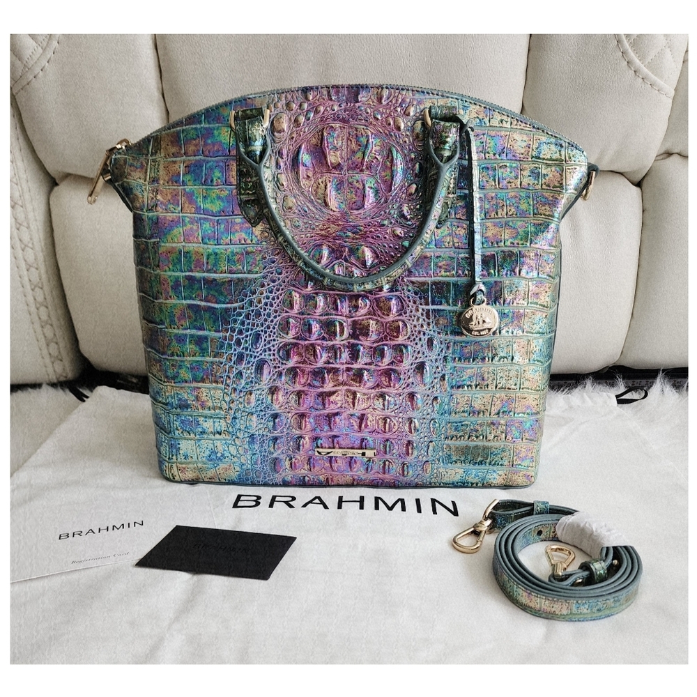 NWT Large Duxbury Satchel Visionary Delphine w/dustbag